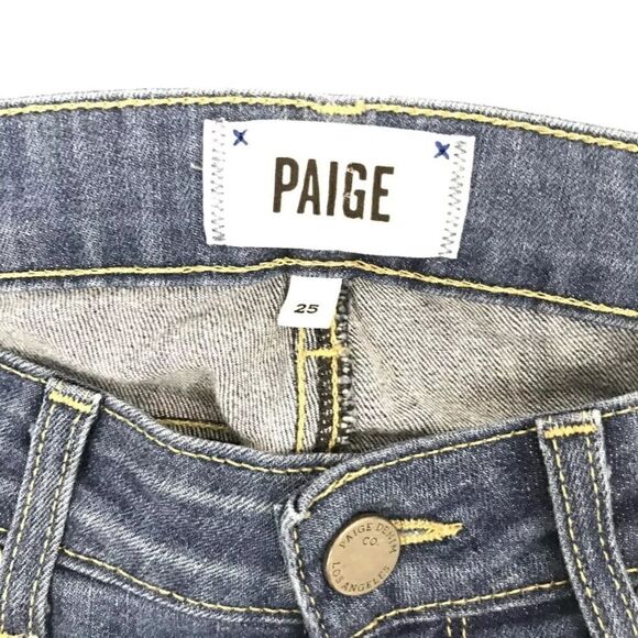 Paige Jeans Skyline Ankle Peg Skinny Distressed - Picture 3 of 7